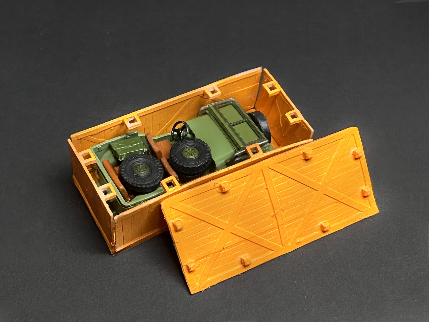 DIY assemble Willys JEEP 1:54